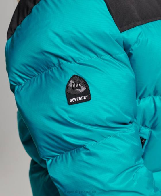 Superdry jachetă puffer cod sport îmbrăcăminte verde femei JX0Z5631