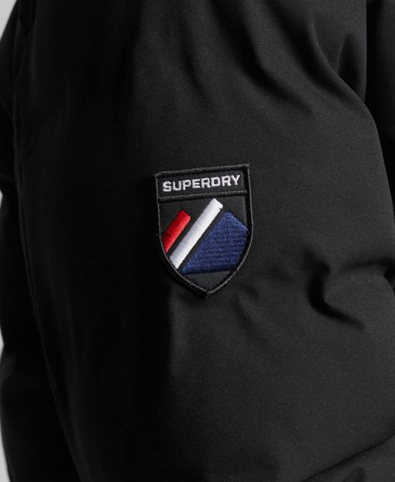 Superdry jachetă puffer ski radar pro îmbrăcăminte negru bărbați JX0Z1066