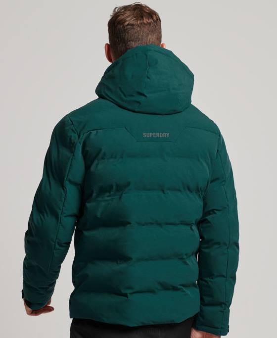 Superdry jachetă puffer ski radar pro îmbrăcăminte turcoaz bărbați JX0Z971