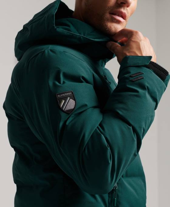 Superdry jachetă puffer ski radar pro îmbrăcăminte turcoaz bărbați JX0Z971