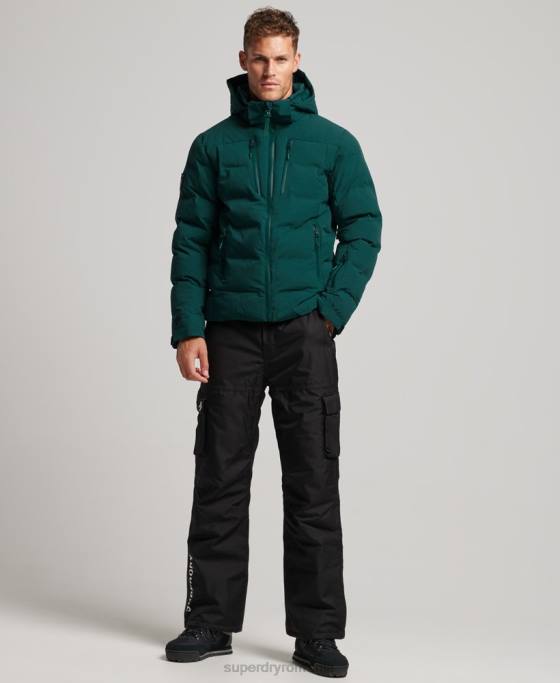 Superdry jachetă puffer ski radar pro îmbrăcăminte turcoaz bărbați JX0Z971