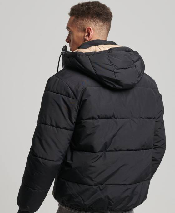 Superdry jachetă pufă de munte îmbrăcăminte albastru inchis bărbați JX0Z4533