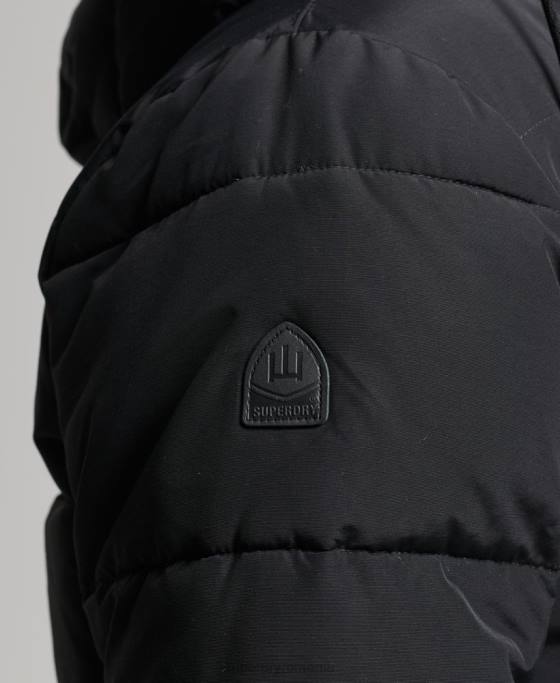 Superdry jachetă pufă de munte îmbrăcăminte albastru inchis bărbați JX0Z4533