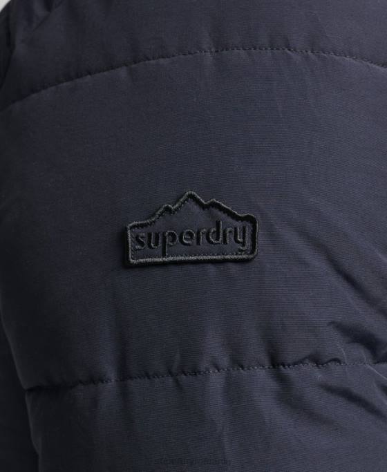 Superdry jachetă pufă de munte îmbrăcăminte marina bărbați JX0Z4559