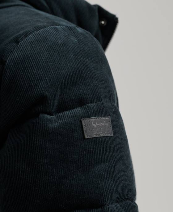 Superdry jachetă pufă retro cu șnur vintage îmbrăcăminte marina bărbați JX0Z4698