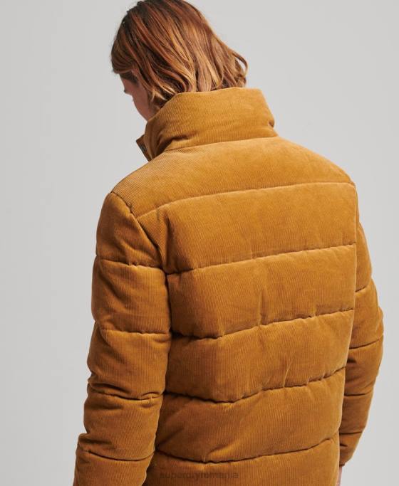 Superdry jachetă pufă retro cu șnur vintage îmbrăcăminte maro bărbați JX0Z4554