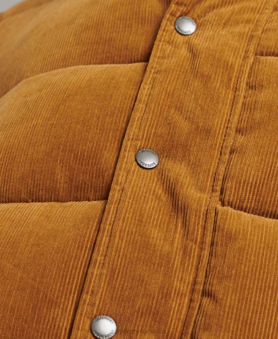 Superdry jachetă pufă retro cu șnur vintage îmbrăcăminte maro bărbați JX0Z4554