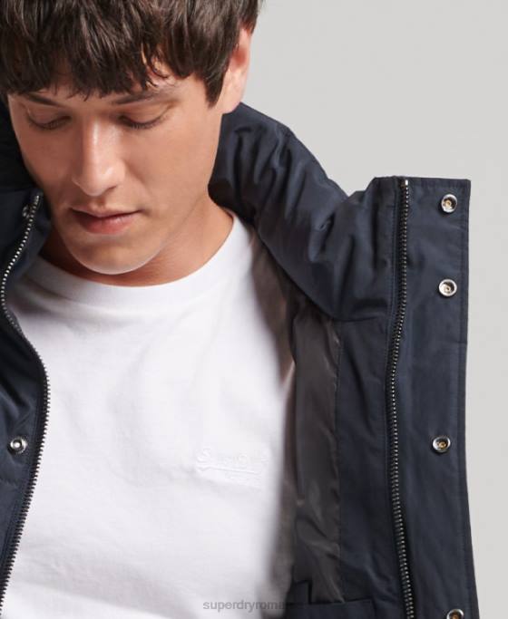 Superdry jachetă pufă retro îmbrăcăminte marina bărbați JX0Z4561