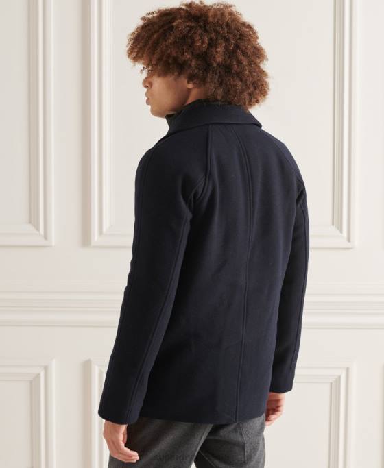 Superdry jachetă scurtă căptușită studios îmbrăcăminte marina bărbați JX0Z1036