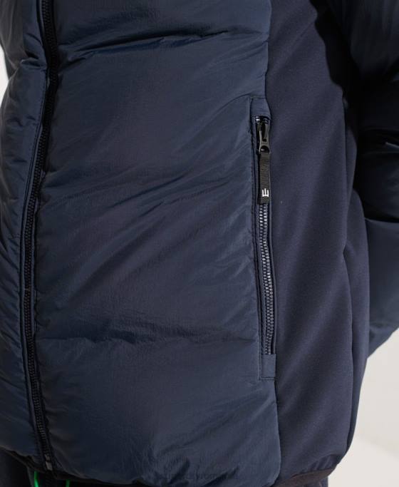 Superdry jachetă sd-breaker expedition down îmbrăcăminte marina bărbați JX0Z4665