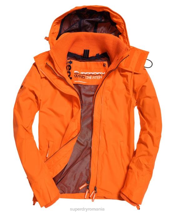 Superdry jachetă sd-windcheater cu glugă cu fermoar tehnic îmbrăcăminte albastru bărbați JX0Z4791