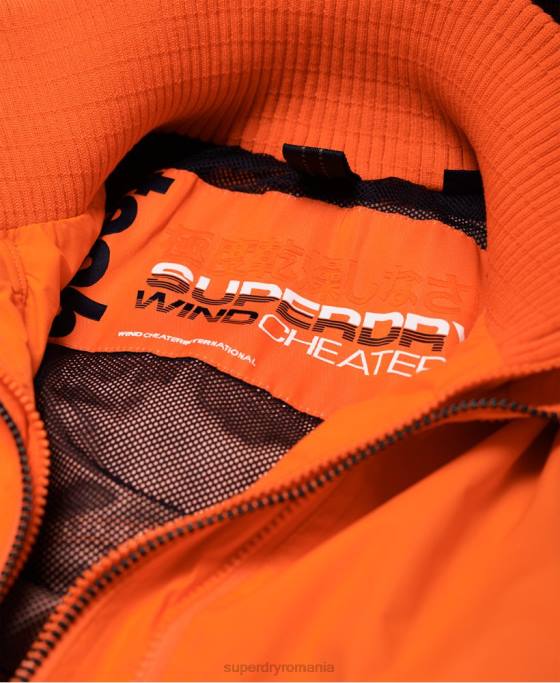 Superdry jachetă sd-windcheater cu glugă cu fermoar tehnic îmbrăcăminte albastru bărbați JX0Z4791