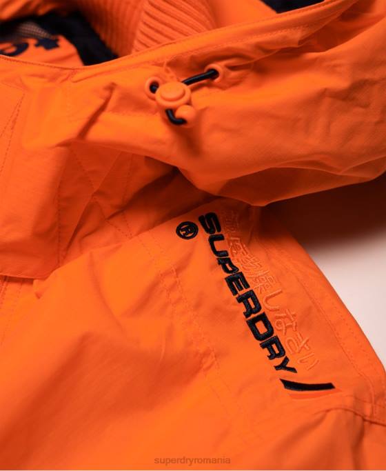 Superdry jachetă sd-windcheater cu glugă cu fermoar tehnic îmbrăcăminte albastru bărbați JX0Z4791