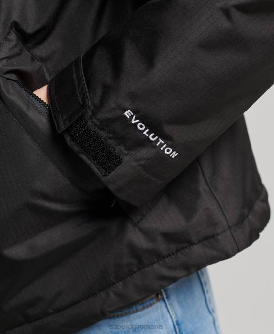 Superdry jachetă sd-windcheater îmbrăcăminte negru femei JX0Z3551