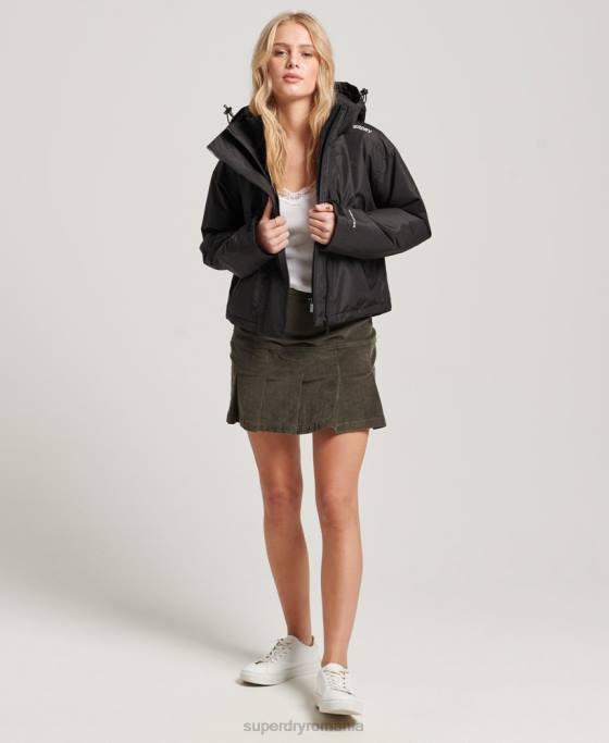 Superdry jachetă sd-windcheater îmbrăcăminte negru femei JX0Z3557