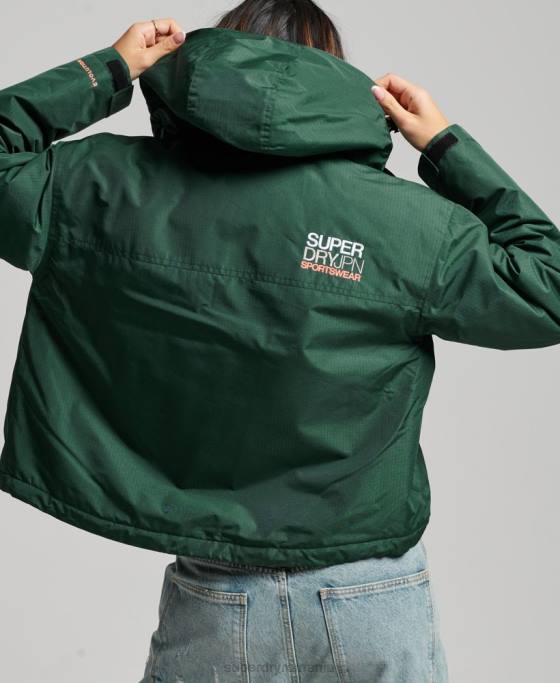 Superdry jachetă sd-windcheater îmbrăcăminte verde femei JX0Z3527