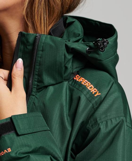 Superdry jachetă sd-windcheater îmbrăcăminte verde femei JX0Z3527