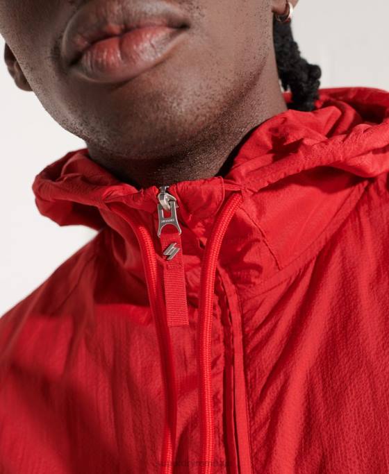Superdry jachetă sd-windrunner cu glugă îmbrăcăminte roșu bărbați JX0Z4610