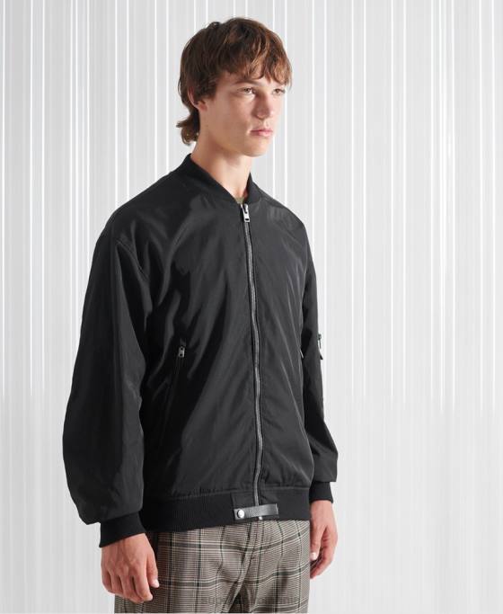 Superdry jachetă sdx future ma1 ediție limitată îmbrăcăminte negru bărbați JX0Z4790