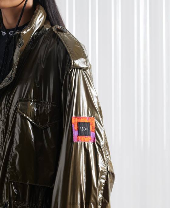 Superdry jachetă sdx m65 ediție limitată strălucitoare îmbrăcăminte verde bărbați JX0Z4584