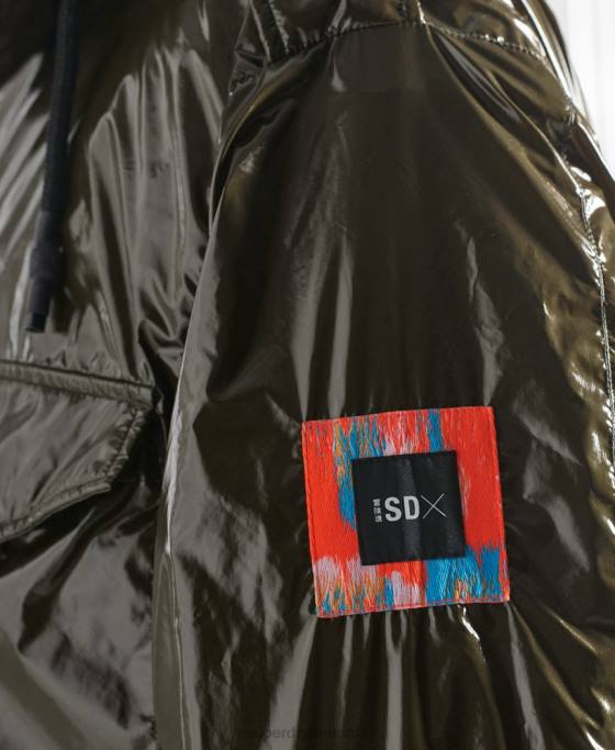 Superdry jachetă sdx m65 ediție limitată strălucitoare îmbrăcăminte verde bărbați JX0Z4584