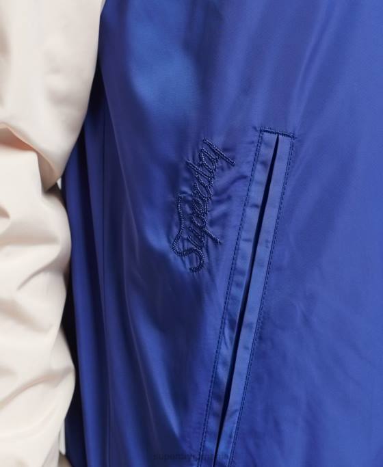 Superdry jachetă sukajan de epocă îmbrăcăminte albastru bărbați JX0Z1174