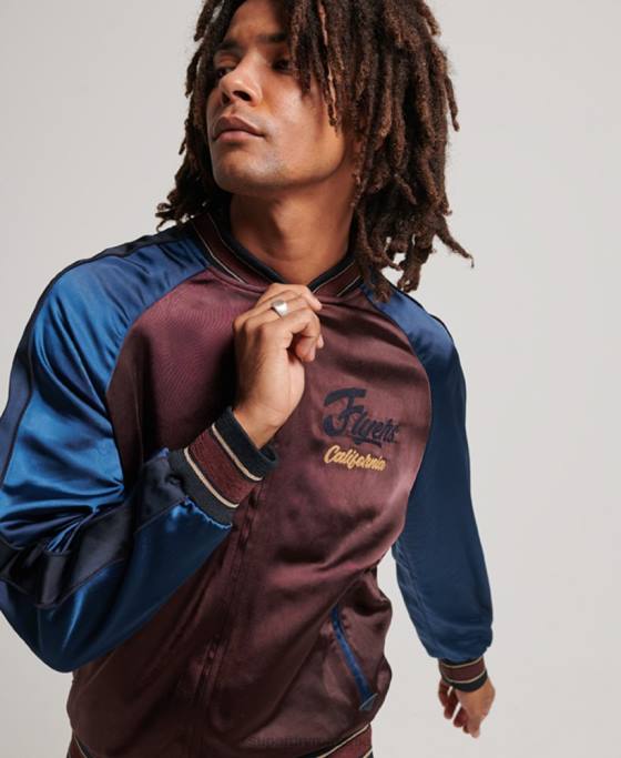 Superdry jachetă sukajan îmbrăcăminte roșu bărbați JX0Z934