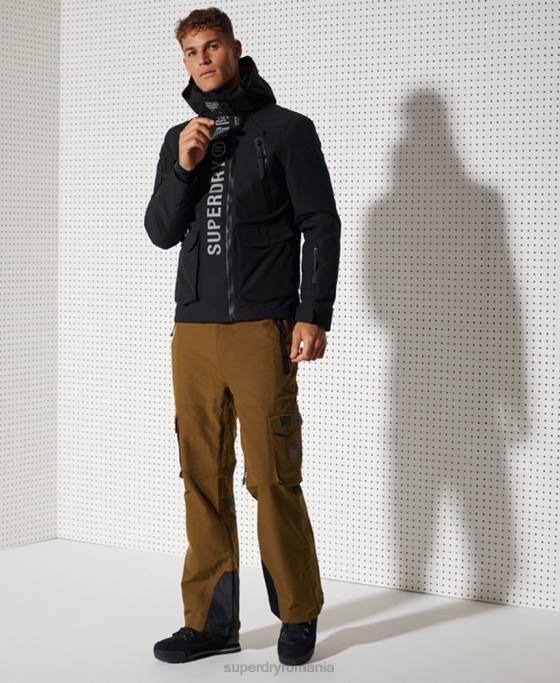 Superdry jachetă supremă de salvare montană îmbrăcăminte negru bărbați JX0Z1400