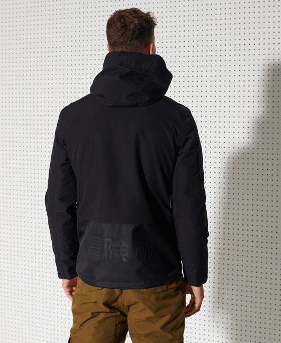 Superdry jachetă supremă de salvare montană îmbrăcăminte negru bărbați JX0Z1400