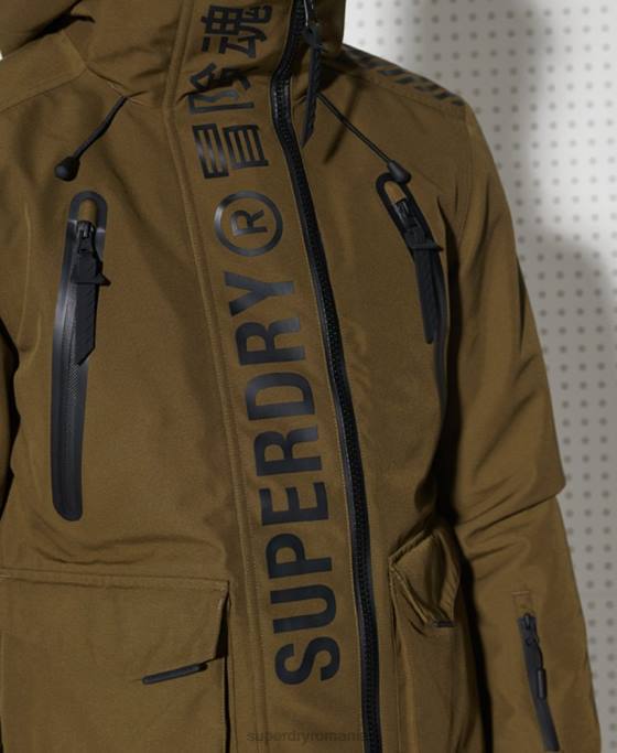 Superdry jachetă supremă de salvare montană îmbrăcăminte verde bărbați JX0Z1401