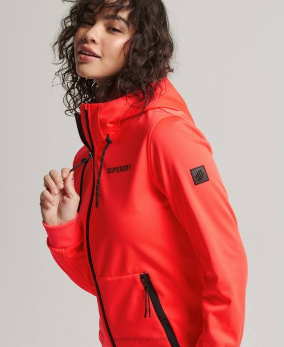 Superdry jachetă tech softshell îmbrăcăminte coral femei JX0Z5597