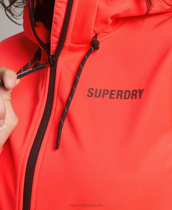 Superdry jachetă tech softshell îmbrăcăminte coral femei JX0Z5597