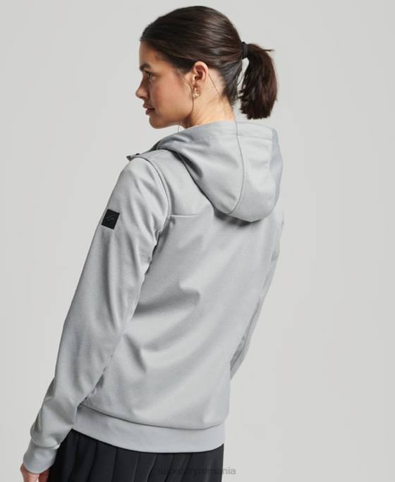 Superdry jachetă tech softshell îmbrăcăminte gri femei JX0Z5411