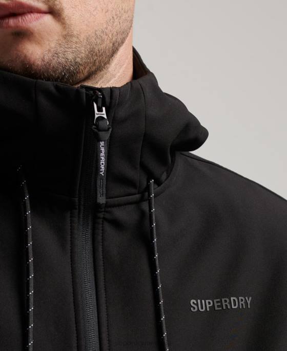 Superdry jachetă trekker code tech îmbrăcăminte negru bărbați JX0Z942