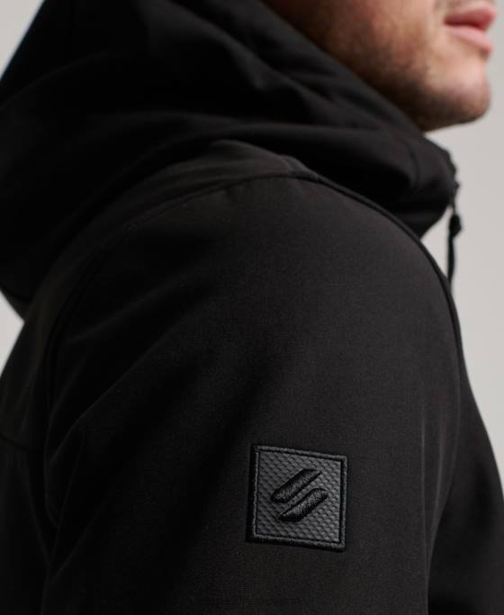 Superdry jachetă trekker code tech îmbrăcăminte negru bărbați JX0Z942