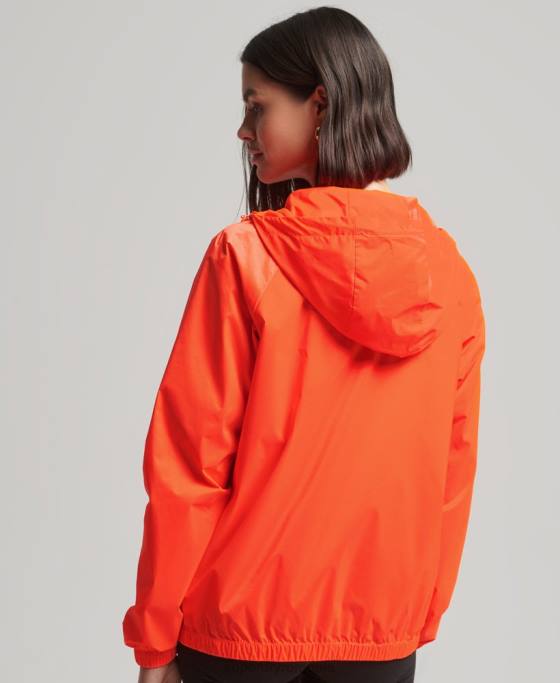 Superdry jachetă ușoară cu glugă esențială îmbrăcăminte coral femei JX0Z5619