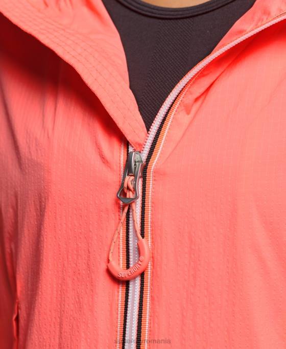 Superdry jachetă ușoară cu logo standard cod îmbrăcăminte coral femei JX0Z3611