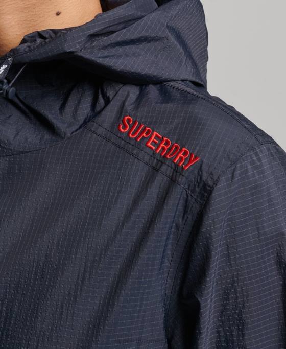 Superdry jachetă ușoară cu logo standard cod îmbrăcăminte marina femei JX0Z3540