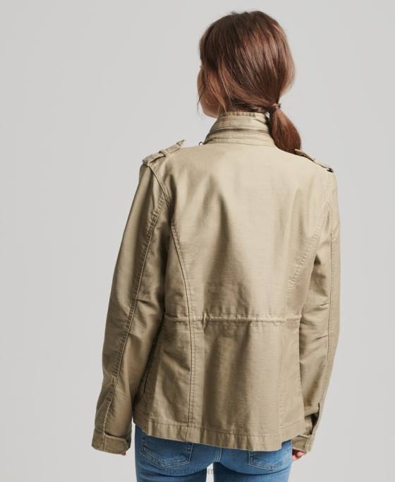 Superdry jachetă vintage m65 îmbrăcăminte bronzat femei JX0Z3525