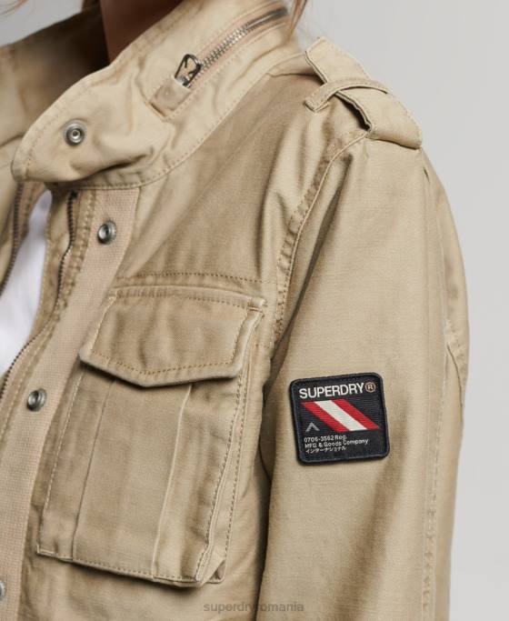 Superdry jachetă vintage m65 îmbrăcăminte bronzat femei JX0Z3525