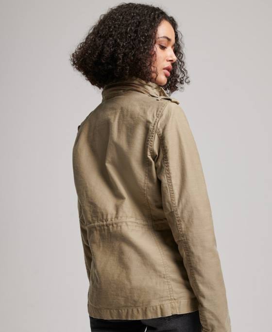 Superdry jachetă vintage m65 îmbrăcăminte bronzat femei JX0Z3534