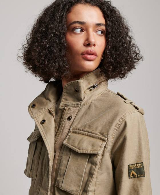 Superdry jachetă vintage m65 îmbrăcăminte bronzat femei JX0Z3534