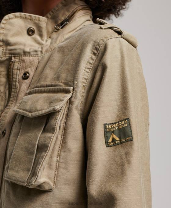 Superdry jachetă vintage m65 îmbrăcăminte bronzat femei JX0Z3534