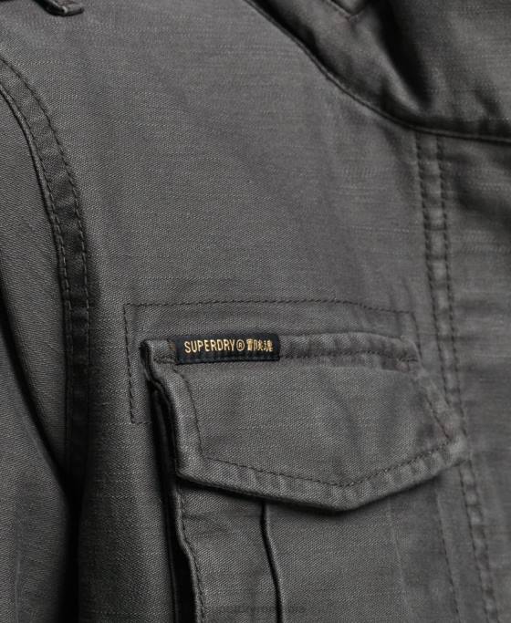 Superdry jachetă vintage m65 îmbrăcăminte gri inchis femei JX0Z3539