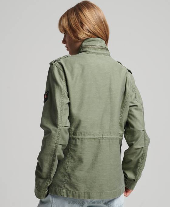 Superdry jachetă vintage m65 îmbrăcăminte kaki femei JX0Z3516