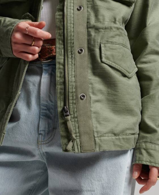 Superdry jachetă vintage m65 îmbrăcăminte kaki femei JX0Z3516