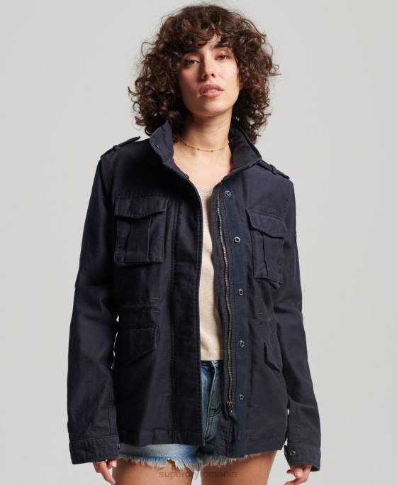 Superdry jachetă vintage m65 îmbrăcăminte marina femei JX0Z3520