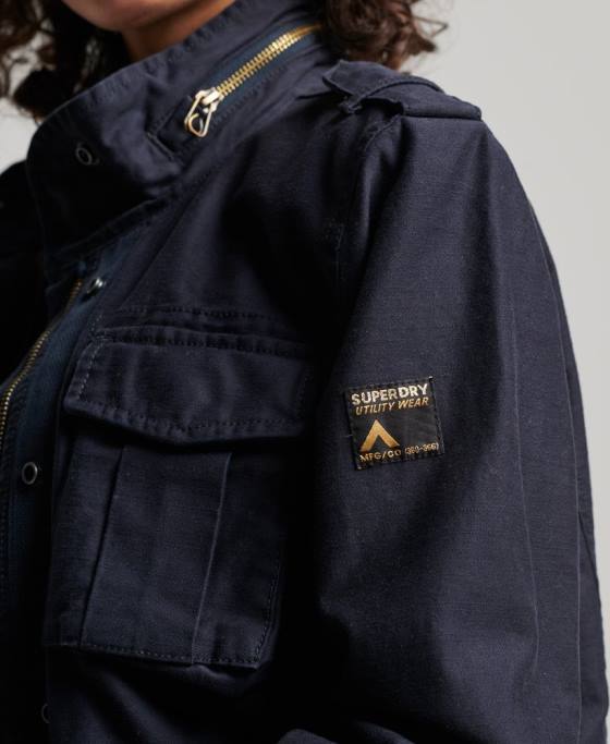 Superdry jachetă vintage m65 îmbrăcăminte marina femei JX0Z3520