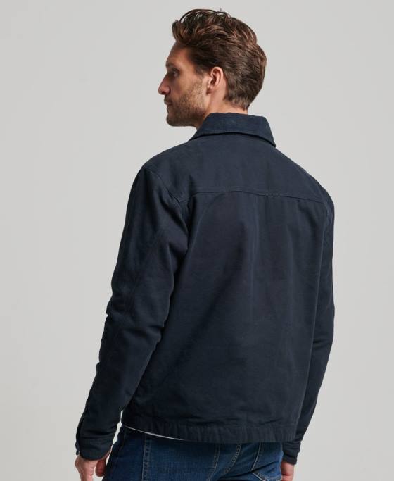 Superdry jachetă vintage ranch harrington îmbrăcăminte marina bărbați JX0Z1030