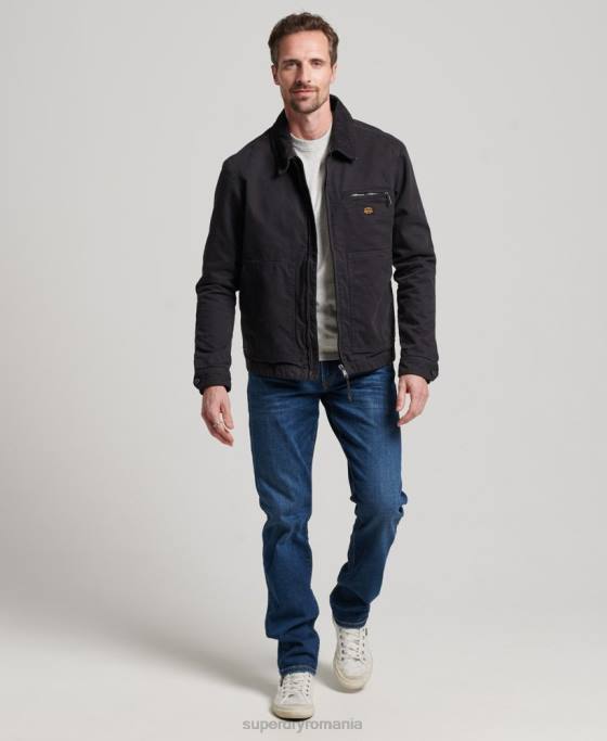 Superdry jachetă vintage ranch harrington îmbrăcăminte maro bărbați JX0Z914